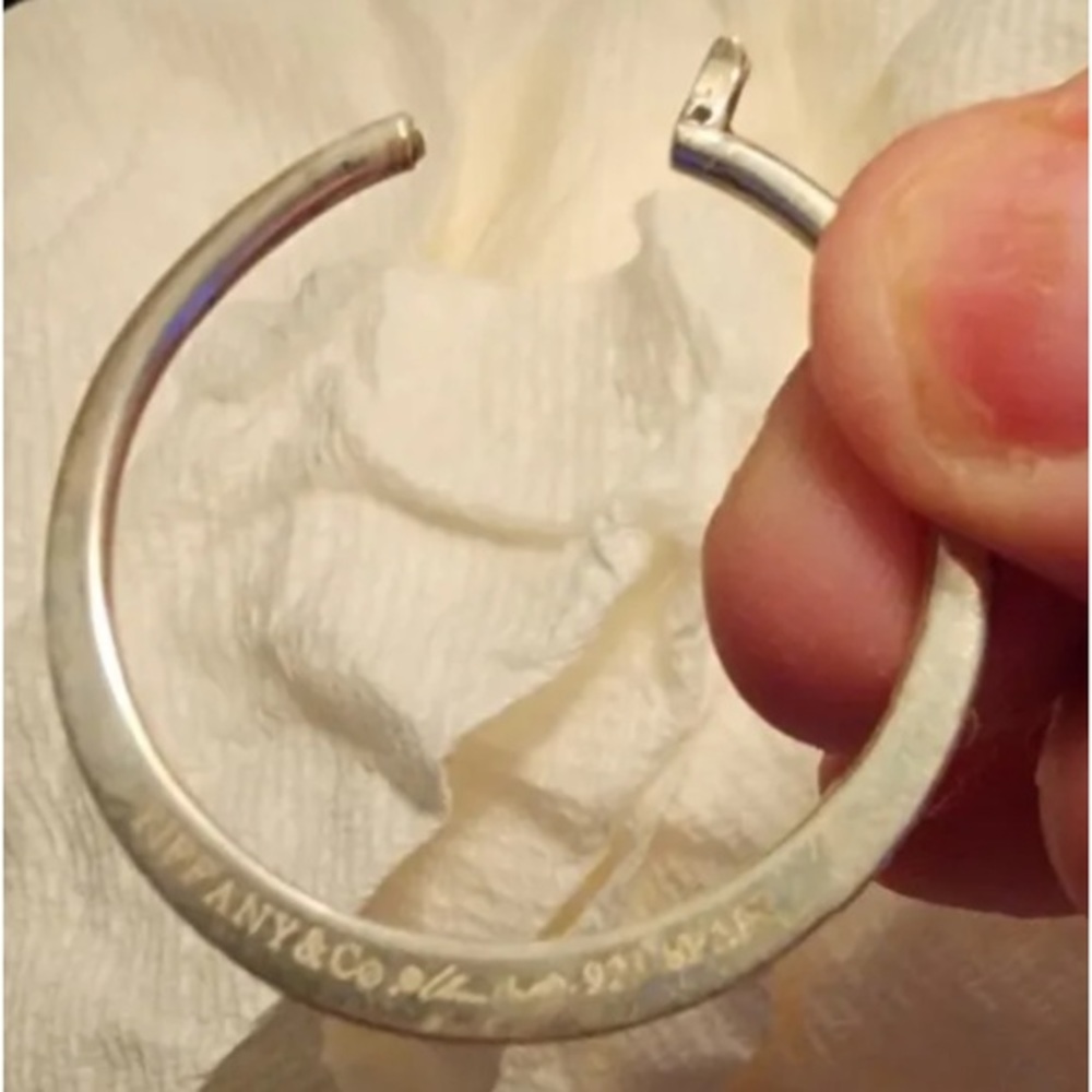 Retired Tiffany & Co. Elsa Peretti  Hoop  Large Earrings  (needs repair)